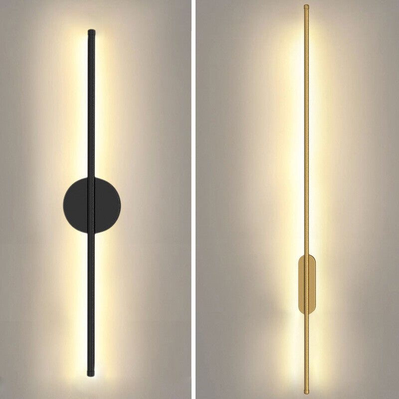 Minimalistic Aluminum Linear LED Wall Sconce Wall Lights for Living Room Bedroom