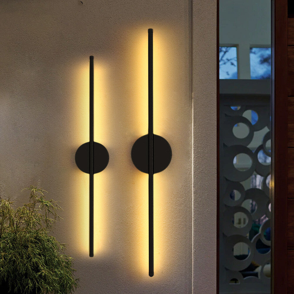 Minimalistic Aluminum Linear LED Wall Sconce Wall Lights for Living Room Bedroom