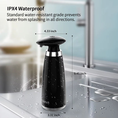 Automatic Soap Dispenser Touchless, 350Ml Battery Operated with Adjustable Soap Volume Infrared Sensor for Home Kitchen