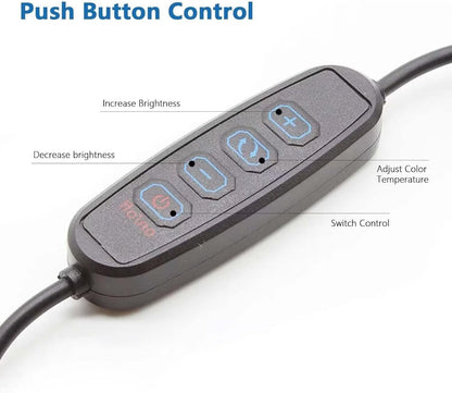 Wall Light Circle 60Cm Indoor LED Ring Wall Light for Living Room Black Wall Lamp round Indirect Light Minimalist Circle Wall Light for Bedroom, Office, Shop, Hallway and Cafe