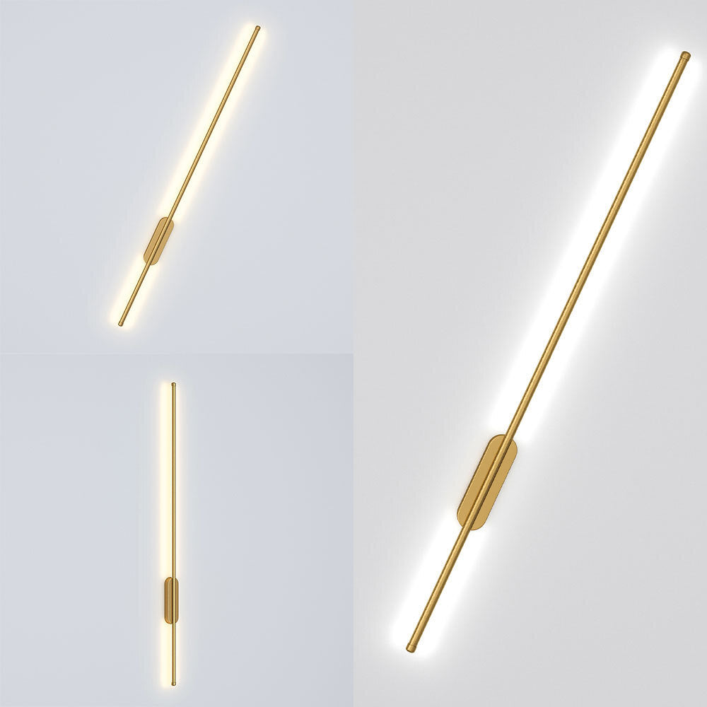 Minimalistic Aluminum Linear LED Wall Sconce Wall Lights for Living Room Bedroom
