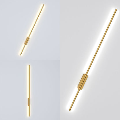 Minimalistic Aluminum Linear LED Wall Sconce Wall Lights for Living Room Bedroom