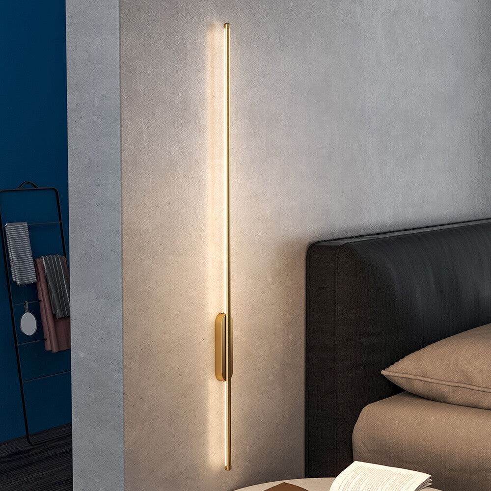 Minimalistic Aluminum Linear LED Wall Sconce Wall Lights for Living Room Bedroom