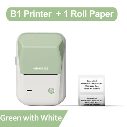 B1 Thermal Label Printer Wireless Self-Adhesive Pocket Bluetooth Inkless Label Maker for Business Price-Tag Sticker