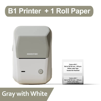 B1 Thermal Label Printer Wireless Self-Adhesive Pocket Bluetooth Inkless Label Maker for Business Price-Tag Sticker