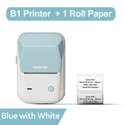 B1 Thermal Label Printer Wireless Self-Adhesive Pocket Bluetooth Inkless Label Maker for Business Price-Tag Sticker