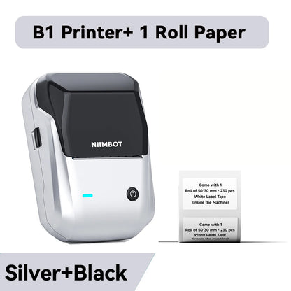 B1 Thermal Label Printer Wireless Self-Adhesive Pocket Bluetooth Inkless Label Maker for Business Price-Tag Sticker