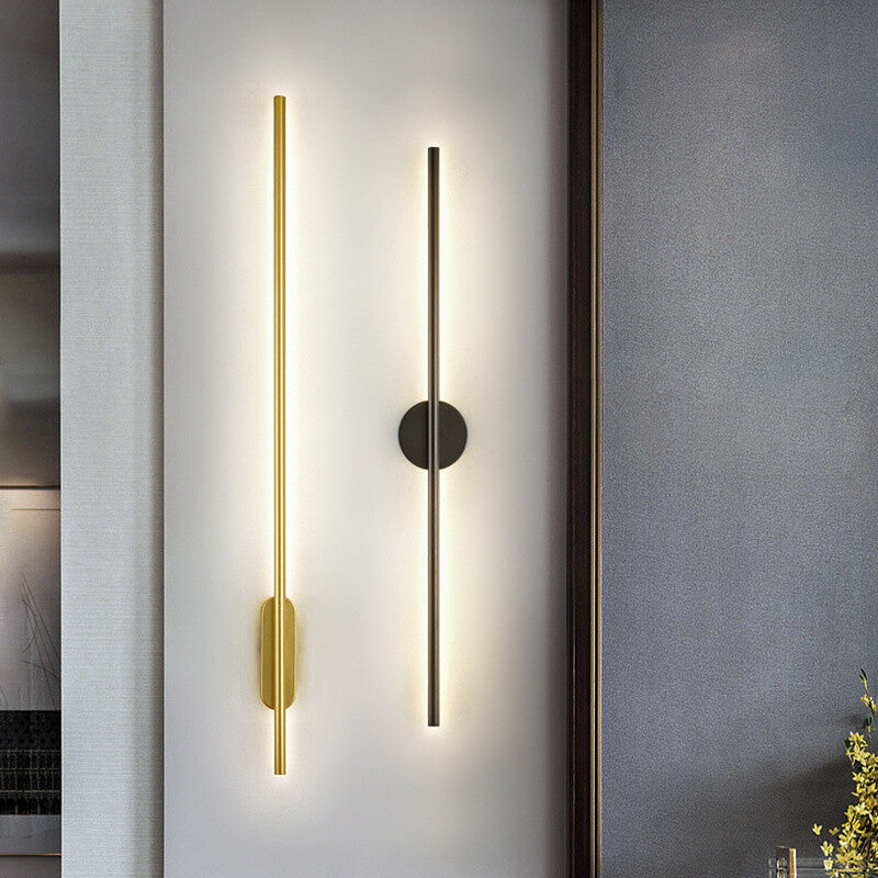 Minimalistic Aluminum Linear LED Wall Sconce Wall Lights for Living Room Bedroom
