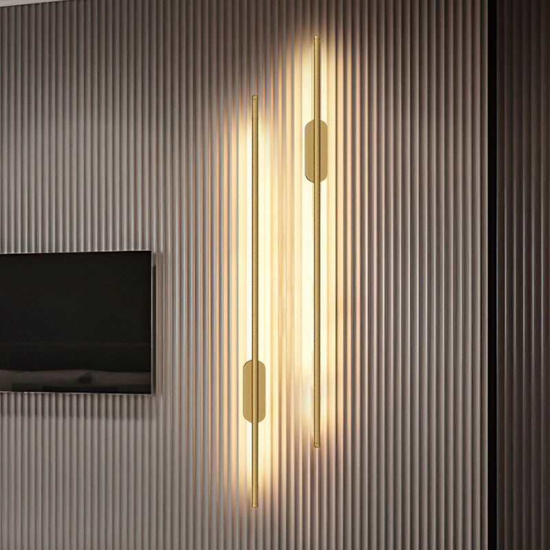Minimalistic Aluminum Linear LED Wall Sconce Wall Lights for Living Room Bedroom
