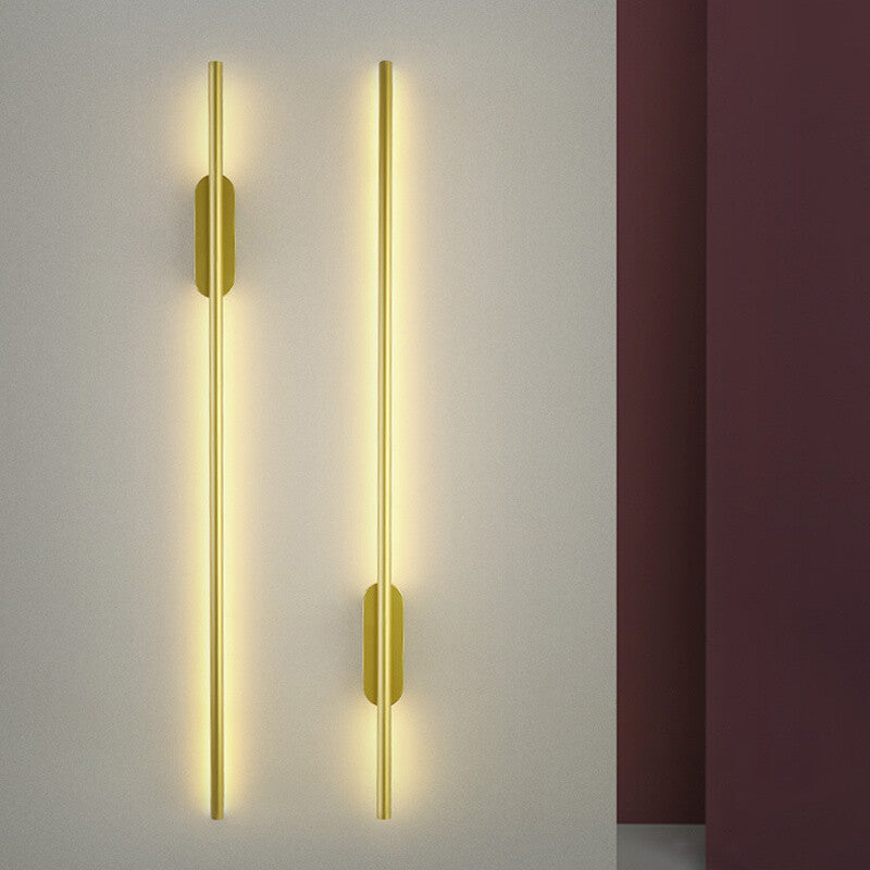 Minimalistic Aluminum Linear LED Wall Sconce Wall Lights for Living Room Bedroom