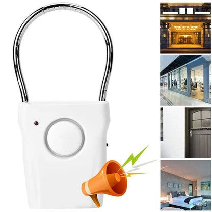 Door Handle Alarm 110Db Door Security Alarm with Adjustable Settings Alarm Equipment Battery Operated for Travel Hotel Security