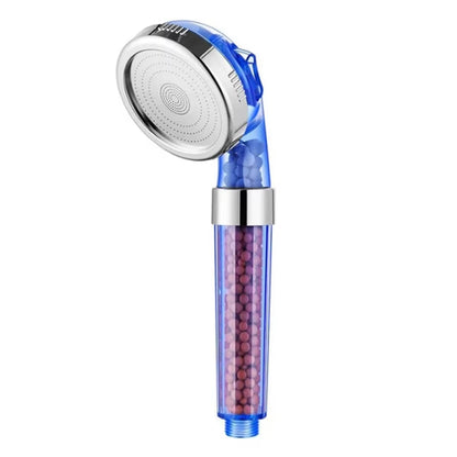 3 Modes Adjustable Handheld Bathroom Shower Heads Pressurized Water Saving Anion Mineral Filter High Pressure Shower Head