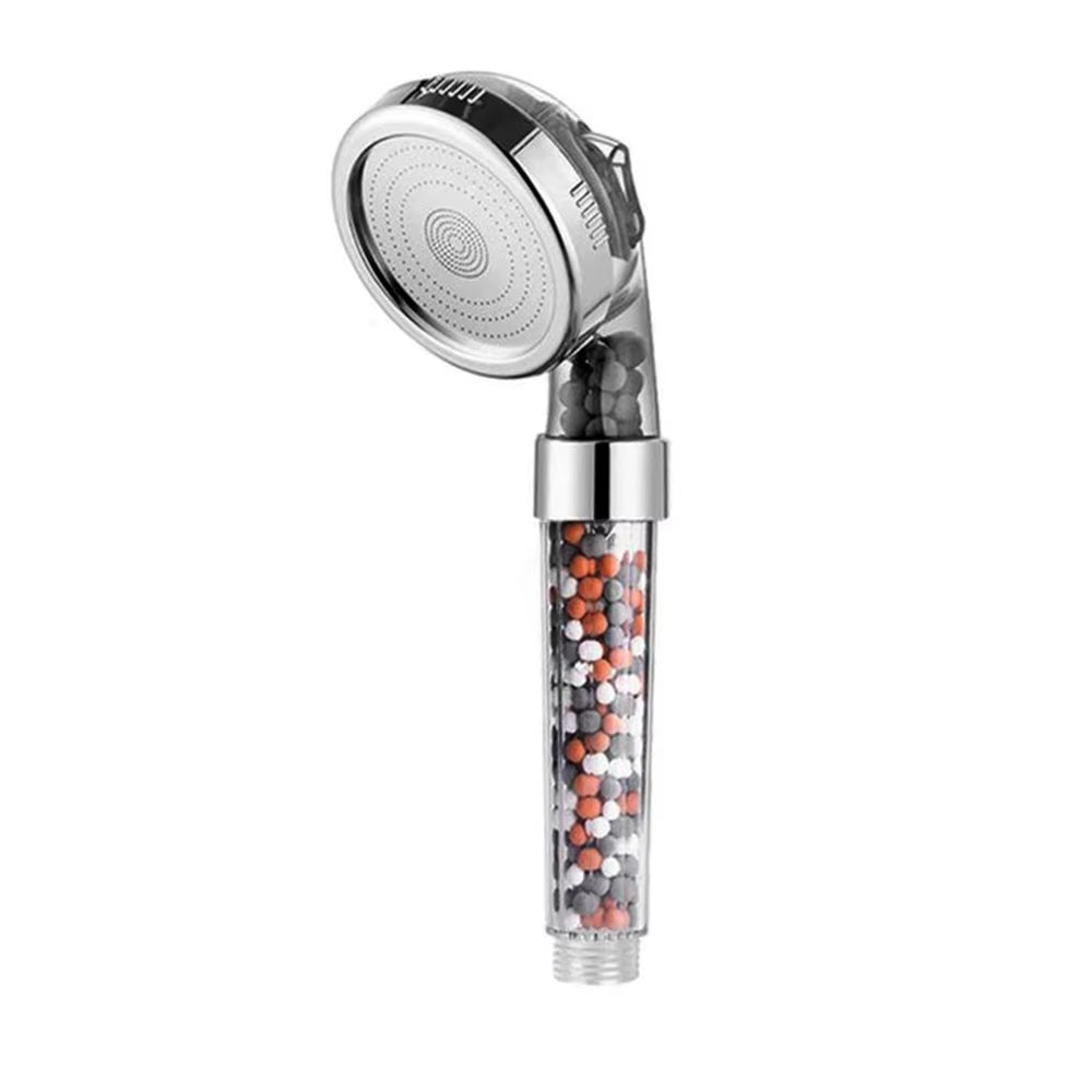 3 Modes Adjustable Handheld Bathroom Shower Heads Pressurized Water Saving Anion Mineral Filter High Pressure Shower Head