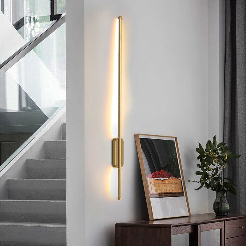 Minimalistic Aluminum Linear LED Wall Sconce Wall Lights for Living Room Bedroom