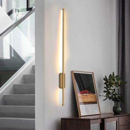 Minimalistic Aluminum Linear LED Wall Sconce Wall Lights for Living Room Bedroom