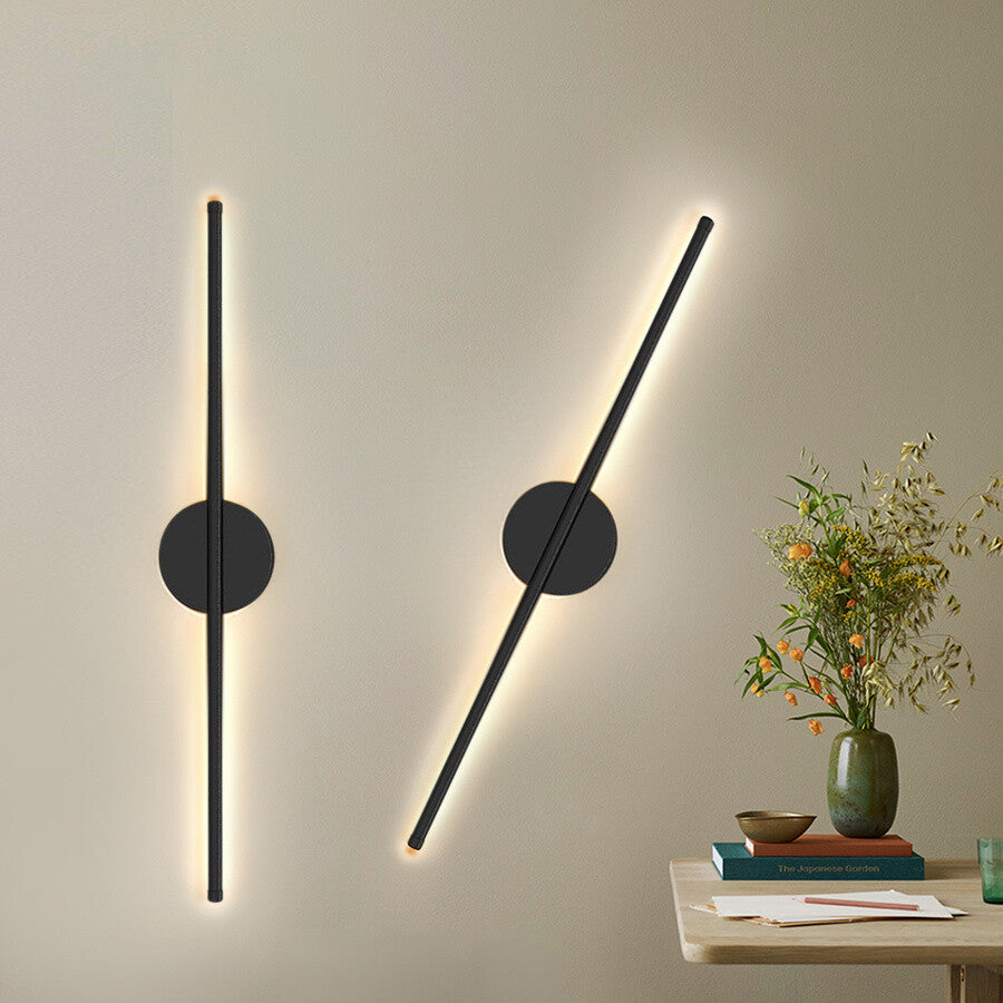 Minimalistic Aluminum Linear LED Wall Sconce Wall Lights for Living Room Bedroom