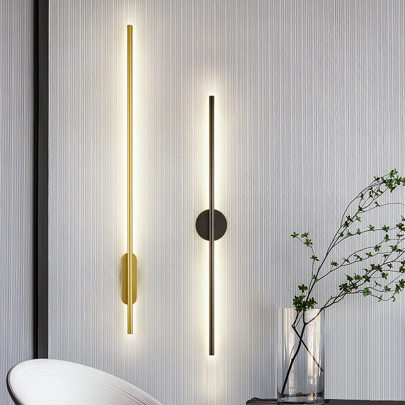 Minimalistic Aluminum Linear LED Wall Sconce Wall Lights for Living Room Bedroom